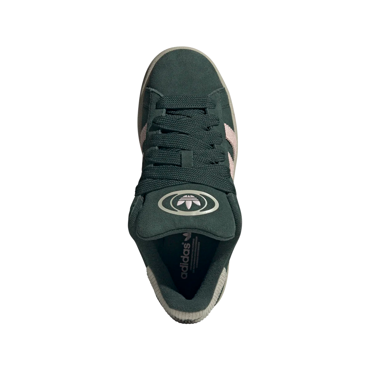 Overkicks - Adidas Campus 00s Mineral Green Sandy Pink (IG2121) - par completo