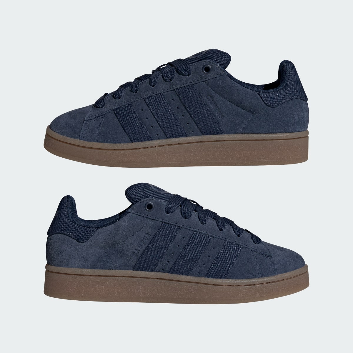 Overkicks - Adidas Campus 00s Night Indigo Gum (IH4092) - detalle lateral interior