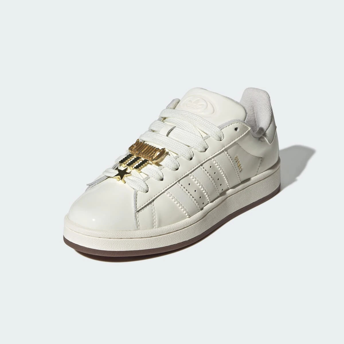Overkicks - Adidas Campus 00s Off White Gold Metallic (IH4363) - vista trasera