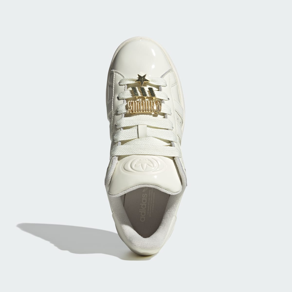 Overkicks - Adidas Campus 00s Off White Gold Metallic (IH4363) - par completo