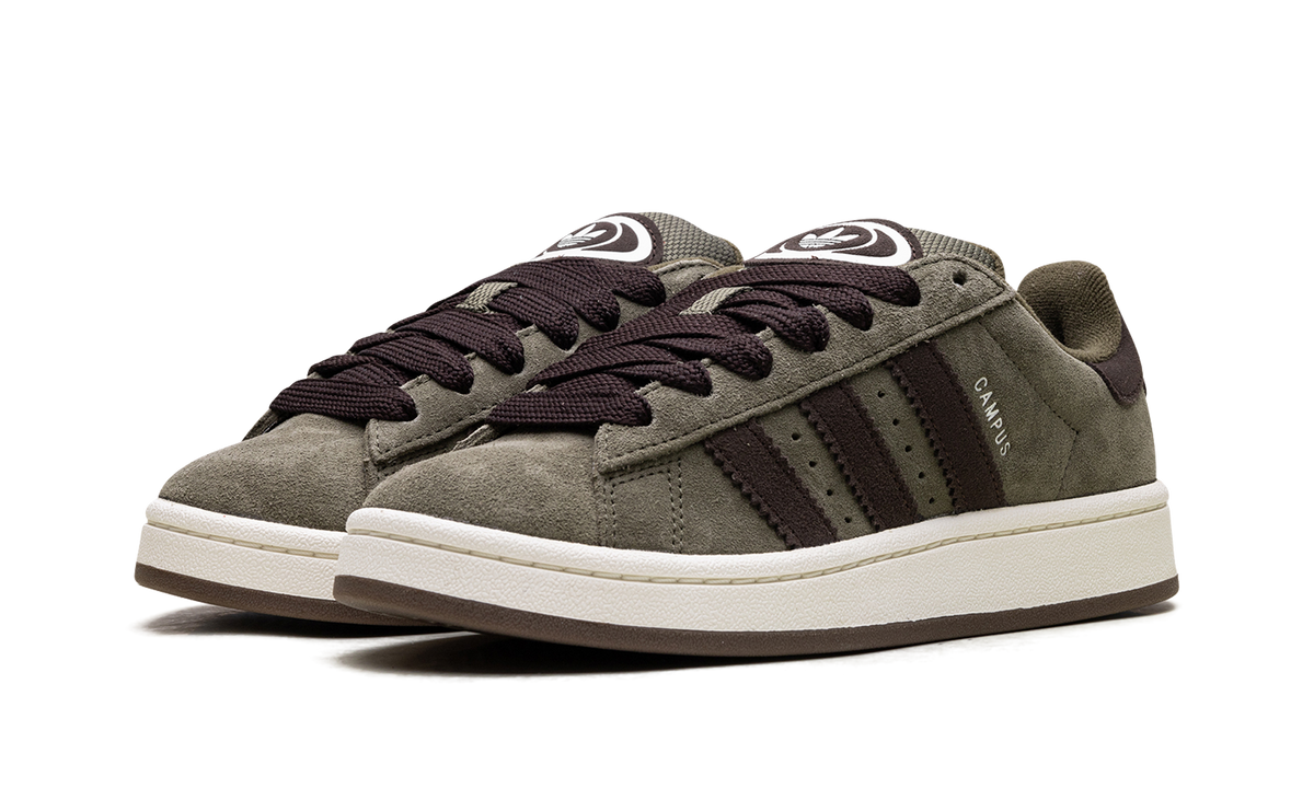 Overkicks - Adidas Campus 00s Olive Strata Dark Brown (ID1418) - vista trasera
