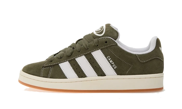 Overkicks - Adidas Campus 00s Olive Strata White Gum (JR8162) - vista lateral