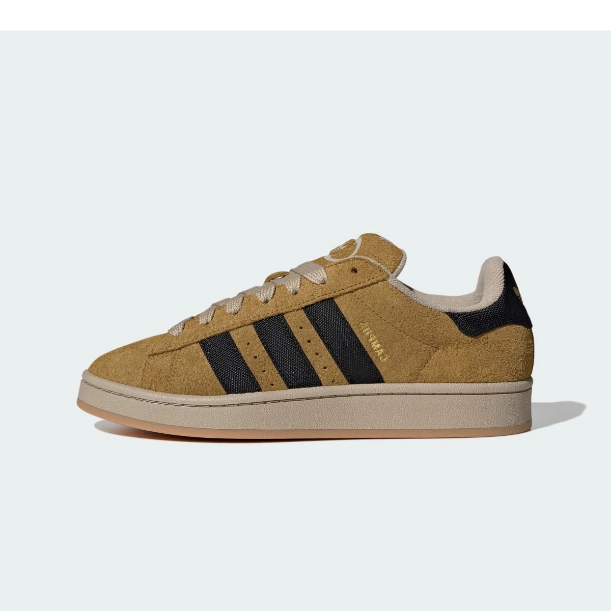 Overkicks - Adidas Campus 00s Preloved Bronze Black Stone Khaki (KI0932) - vista lateral