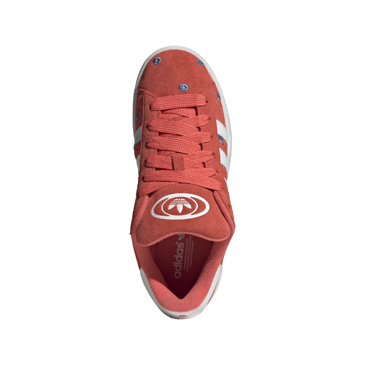 Overkicks - Adidas Campus 00s Preloved Scarlet Floral (IF9639) - par completo