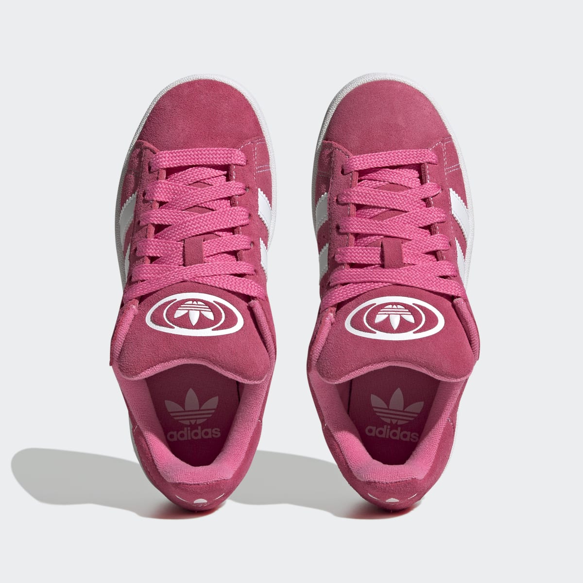 Overkicks - Adidas Campus 00s Pulse Magenta White (HQ8567) - par completo