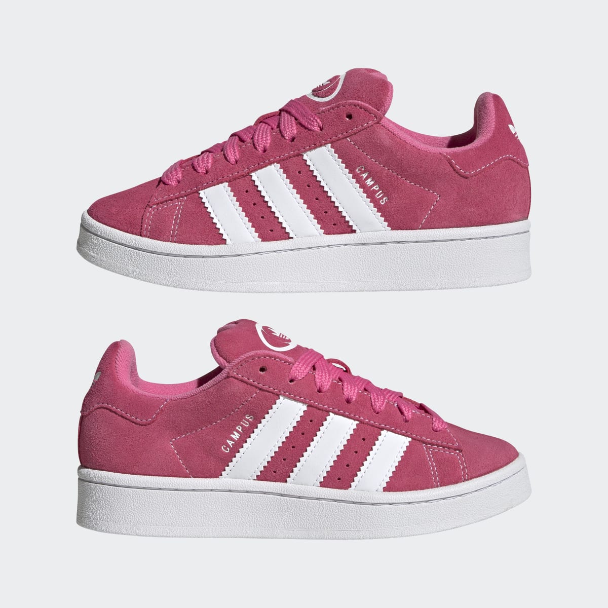 Overkicks - Adidas Campus 00s Pulse Magenta White (HQ8567) - detalle lateral interior
