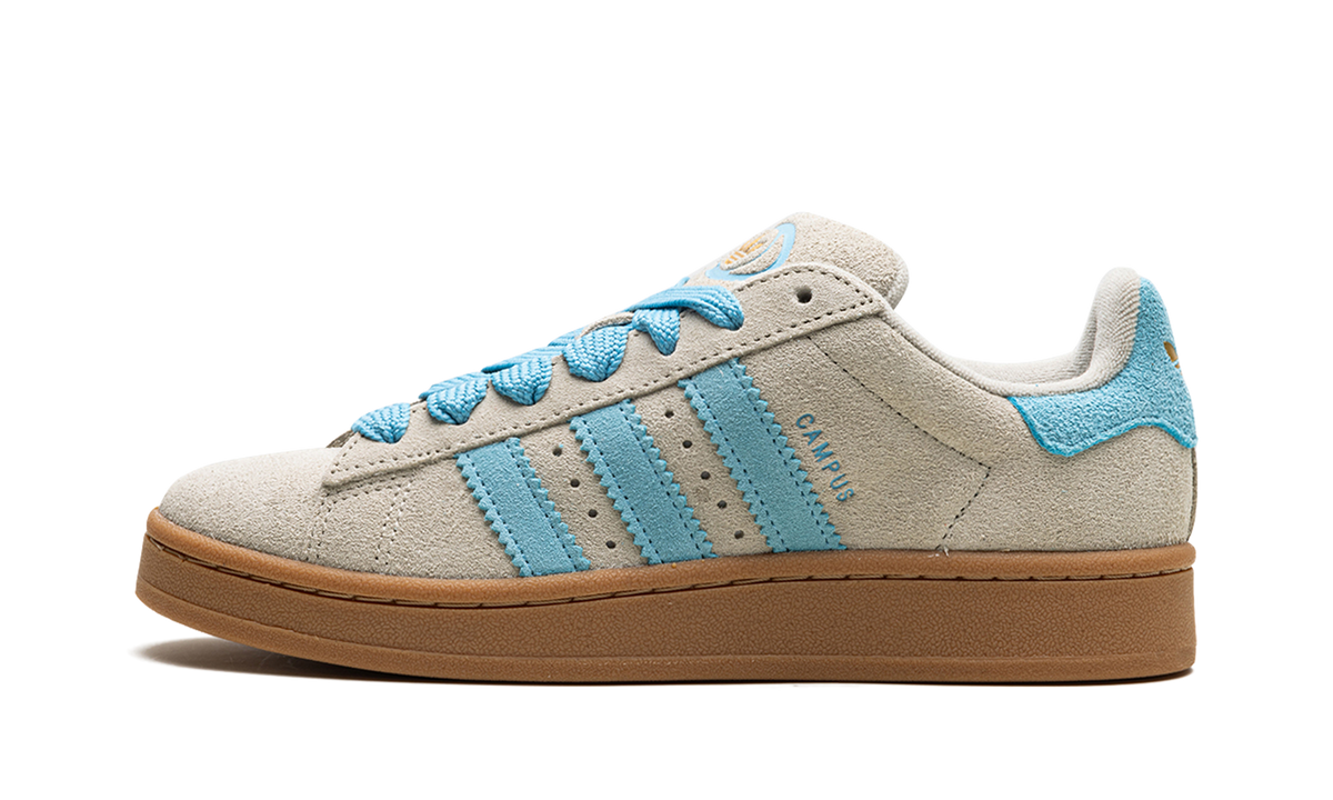 Overkicks - Adidas Campus 00s Putty Grey Preloved Blue (IE5588) - vista lateral