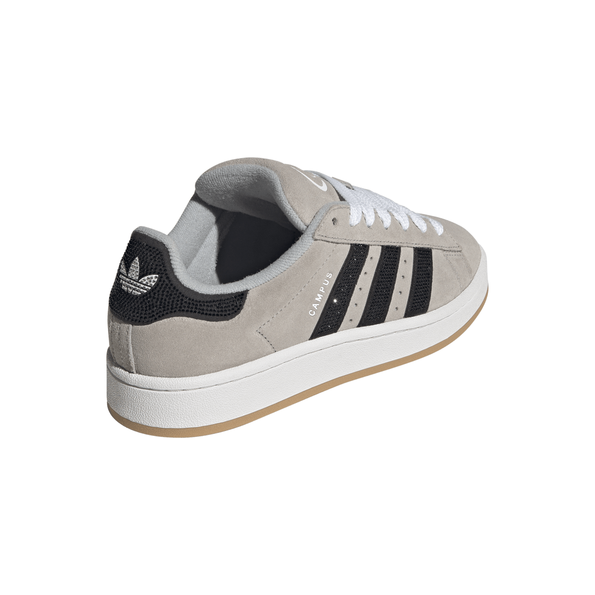 Overkicks - Adidas Campus 00s Rhinestone Black Grey Two (IH6830) - vista superior