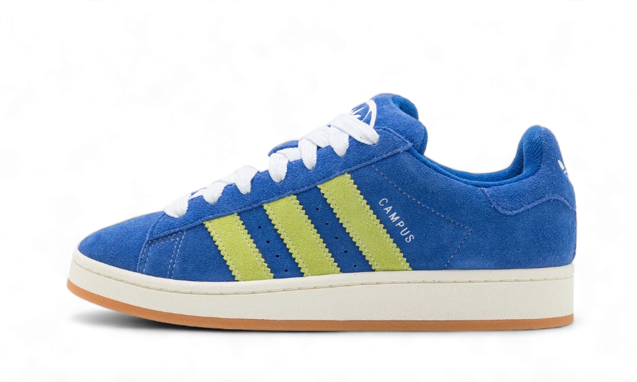 Overkicks - Adidas Campus 00s Royal Blue Solar Yellow Gum (IH8070) - vista lateral