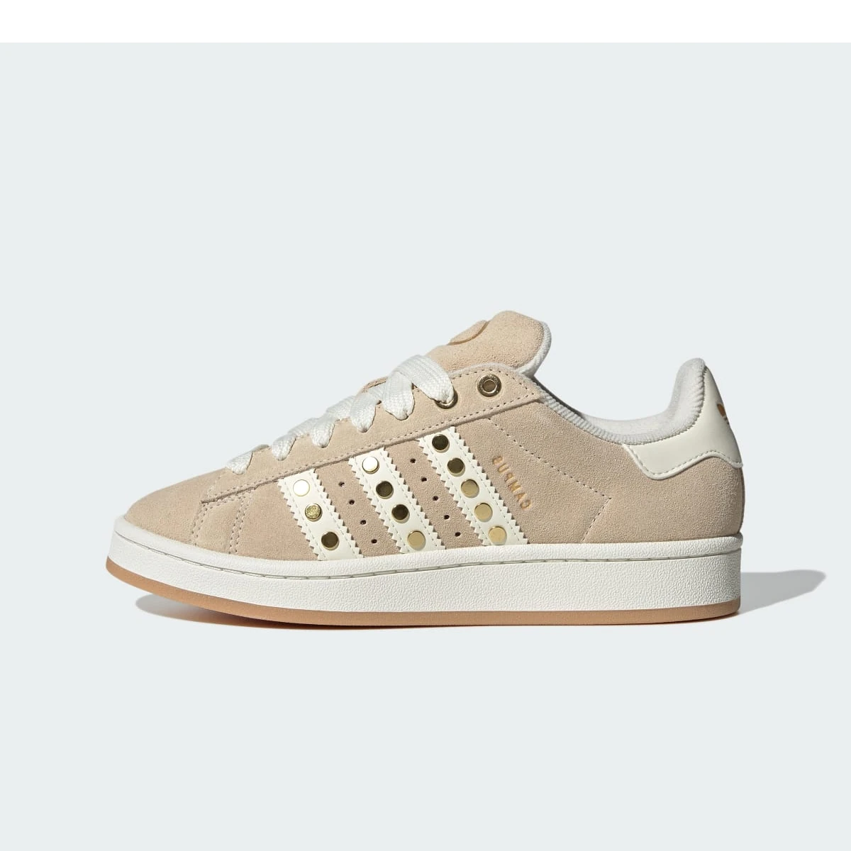Overkicks - Adidas Campus 00s Sand Strata Cream White (JQ8337) - vista lateral