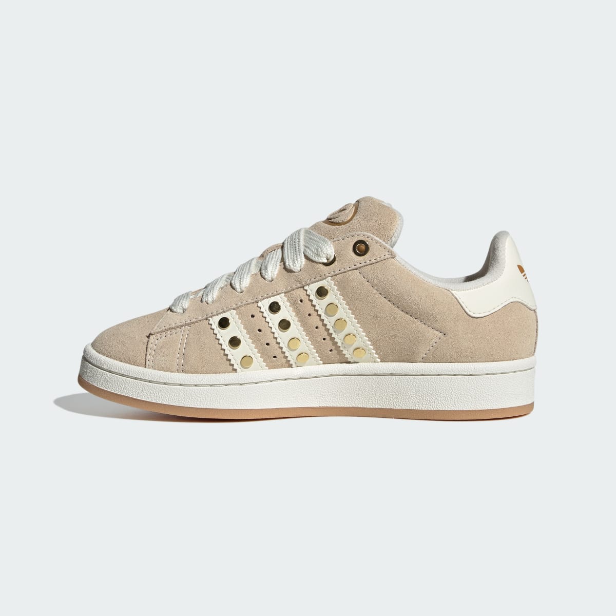 Overkicks - Adidas Campus 00s Sand Strata Cream White (JQ8337) - detalle talón