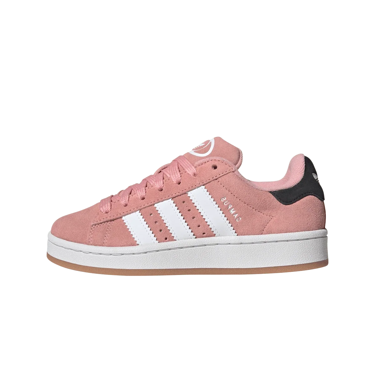 Overkicks - Adidas Campus 00s Semi Pink Spark Cloud White Gum (GS) (JI0284) - vista lateral