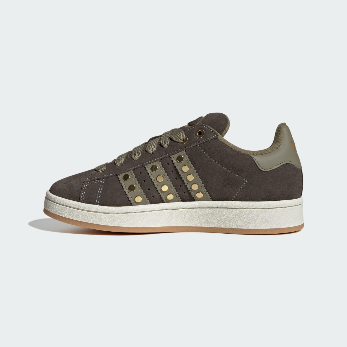 Overkicks - Adidas Campus 00s Shadow Olive Orbit Green (JQ8333) - detalle talón