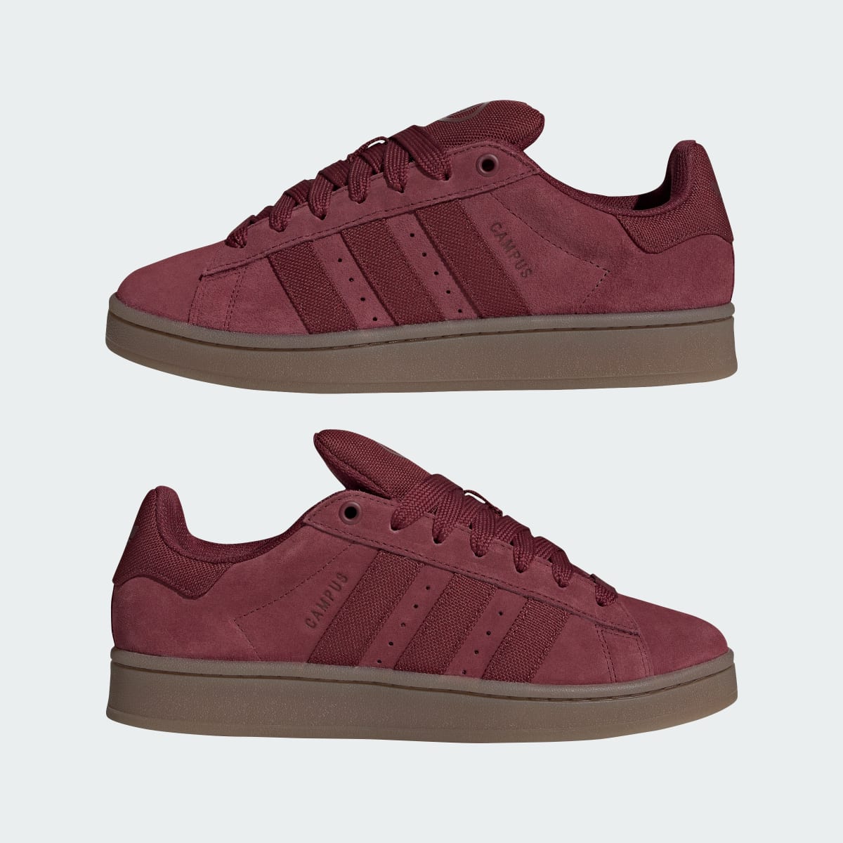 Overkicks - Adidas Campus 00s Shadow Red Gum (IH4093) - detalle