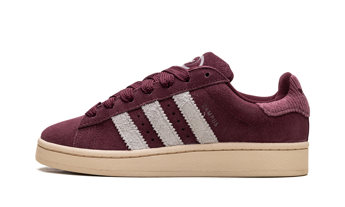 Overkicks - Adidas Campus 00s Shadow Red Off White (IG2122) - vista lateral