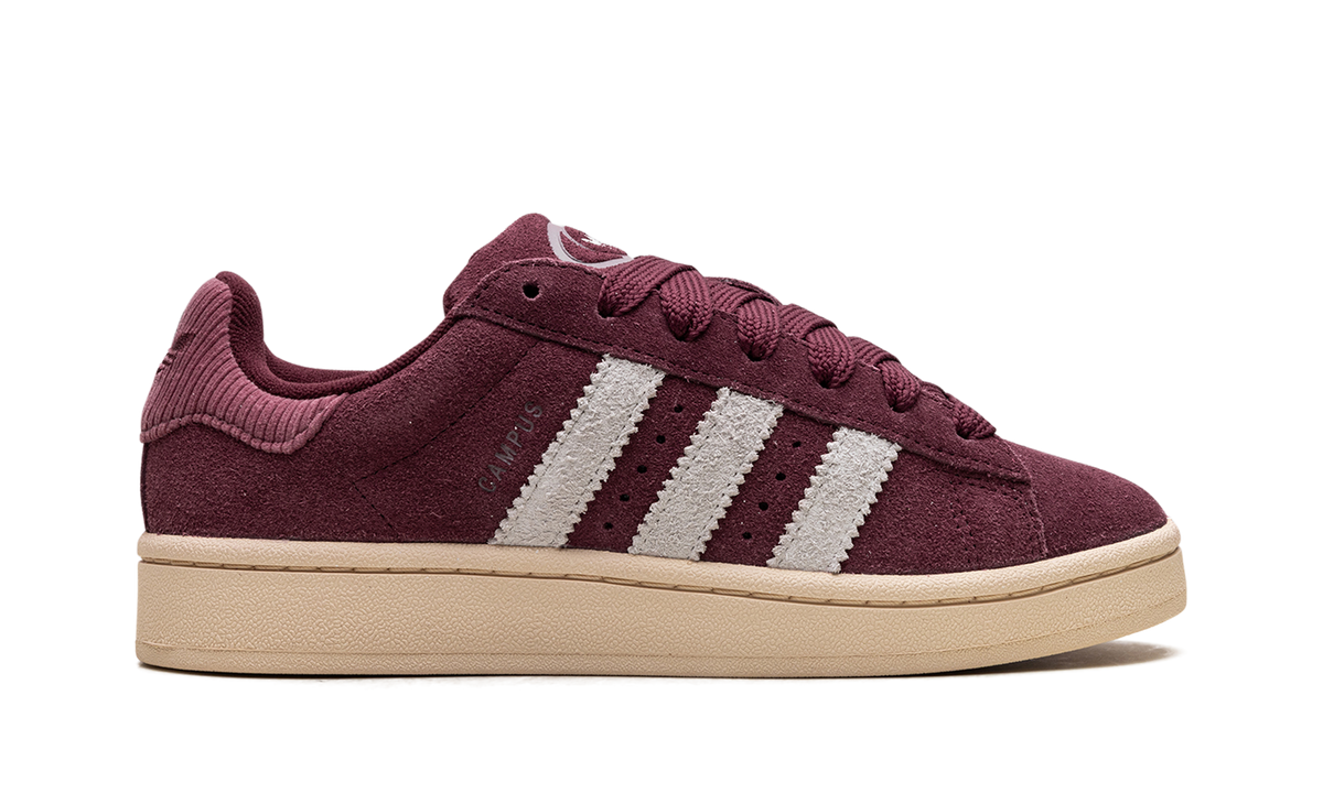 Overkicks - Adidas Campus 00s Shadow Red Off White (IG2122) - detalle talón