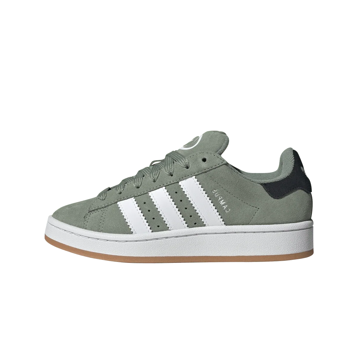 Overkicks - Adidas Campus 00s Silver Green Cloud White Gum (GS) (JI0283) - vista lateral