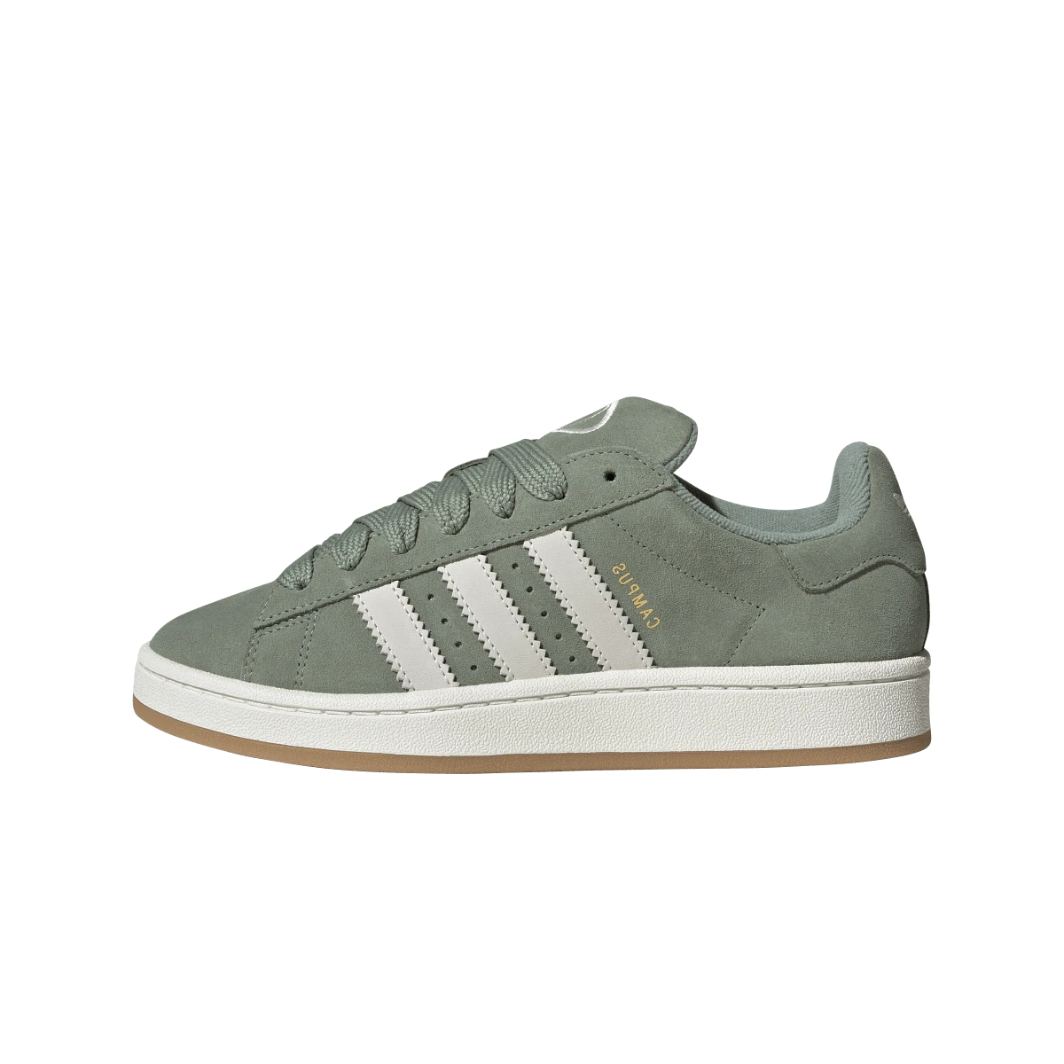 Overkicks - Adidas Campus 00s Silver Green Gum (JI2753) - vista lateral