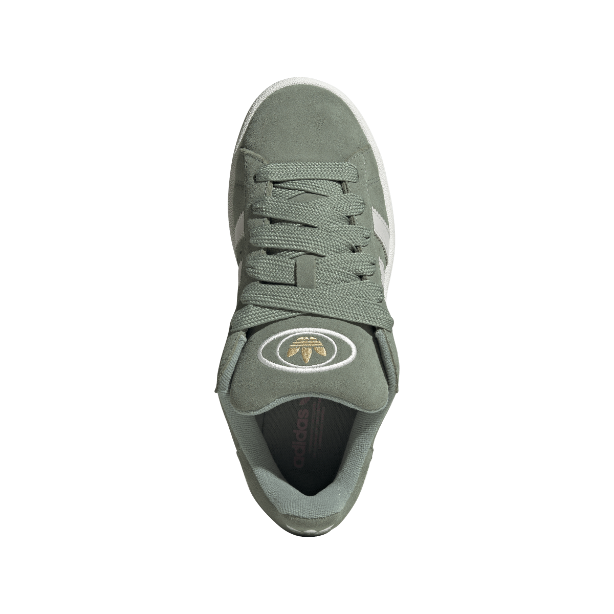 Overkicks - Adidas Campus 00s Silver Green Gum (JI2753) - par completo