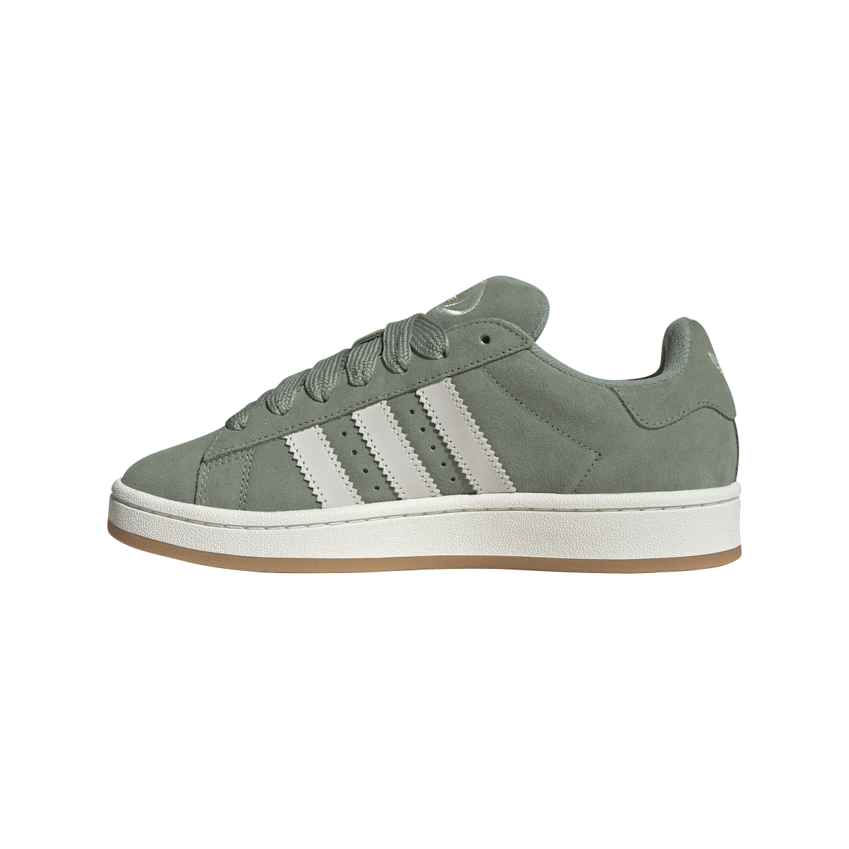 Overkicks - Adidas Campus 00s Silver Green Gum (JI2753) - detalle talón