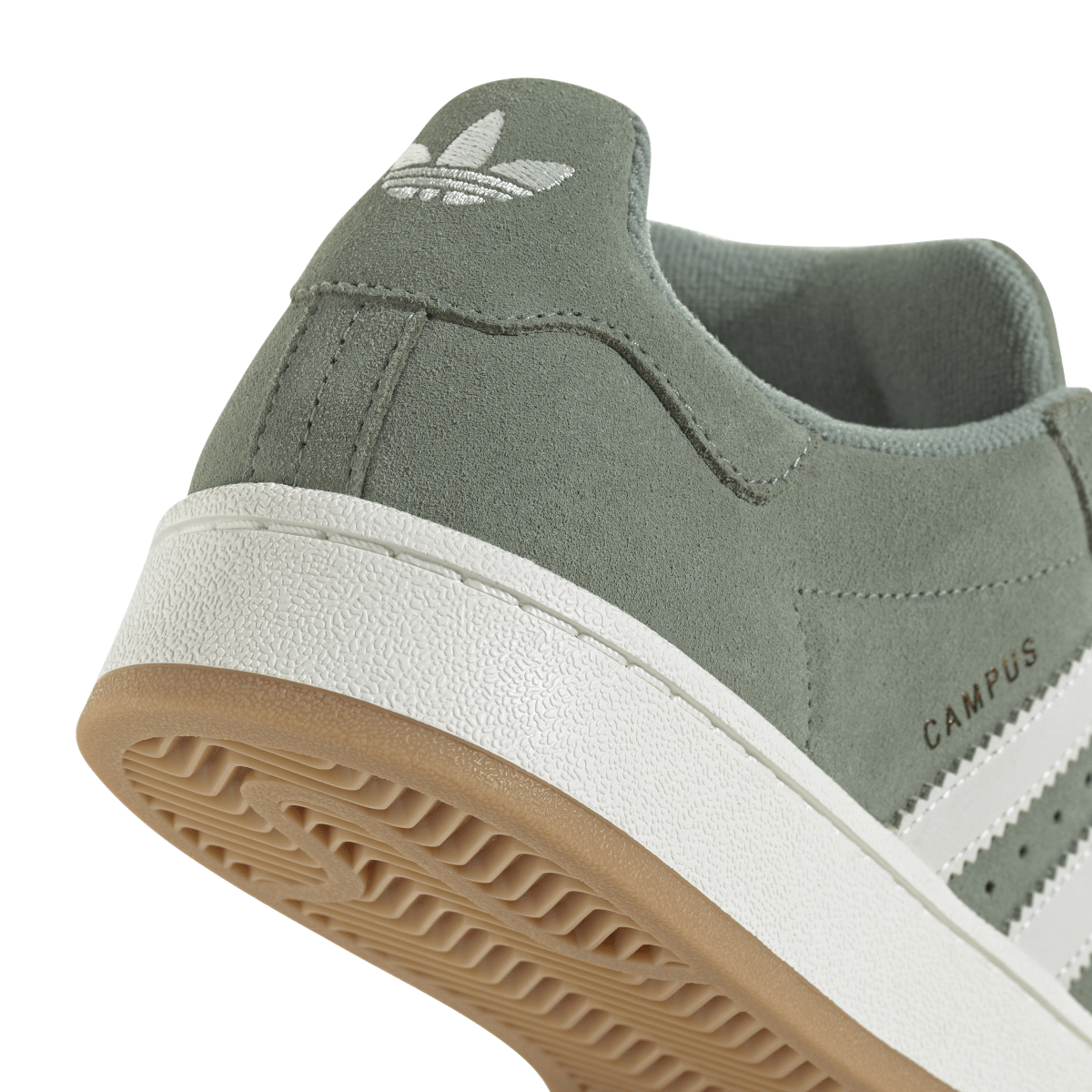 Overkicks - Adidas Campus 00s Silver Green Gum (JI2753) - detalle lateral interior