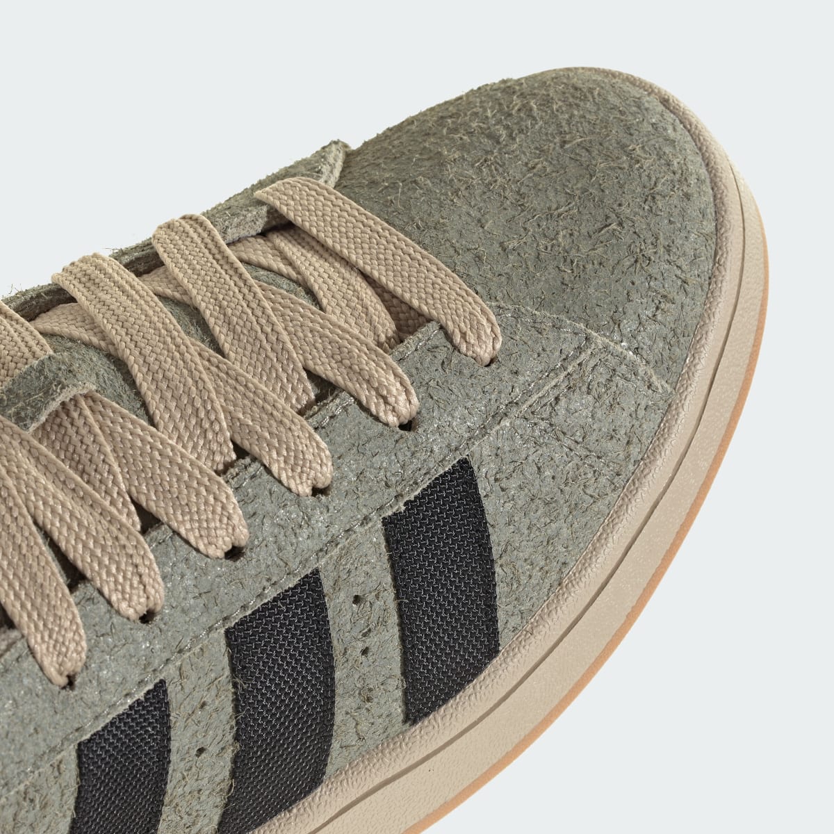 Overkicks - Adidas Campus 00s Silver Pebble Black Stone Khaki (KI0930) - detalle