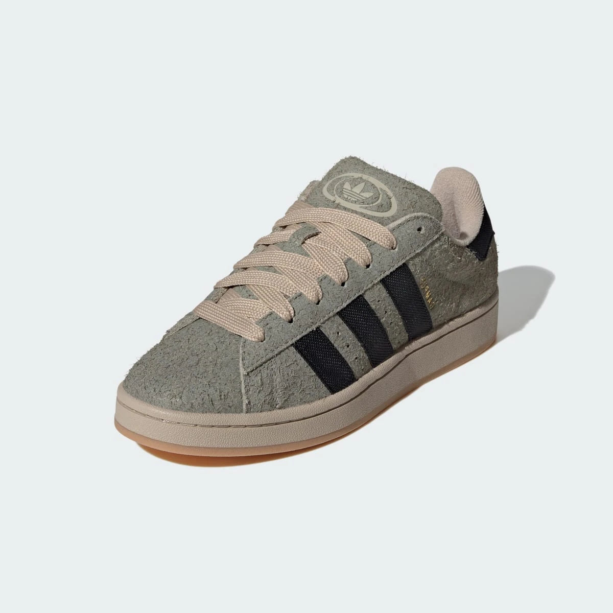 Overkicks - Adidas Campus 00s Silver Pebble Black Stone Khaki (KI0930) - vista trasera