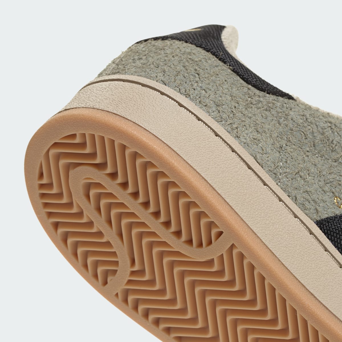 Overkicks - Adidas Campus 00s Silver Pebble Black Stone Khaki (KI0930) - detalle
