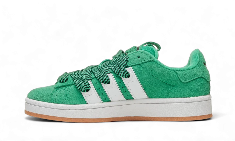 Overkicks - Adidas Campus 00s Surf Green Cloud White Core Black (ID0279) - vista lateral