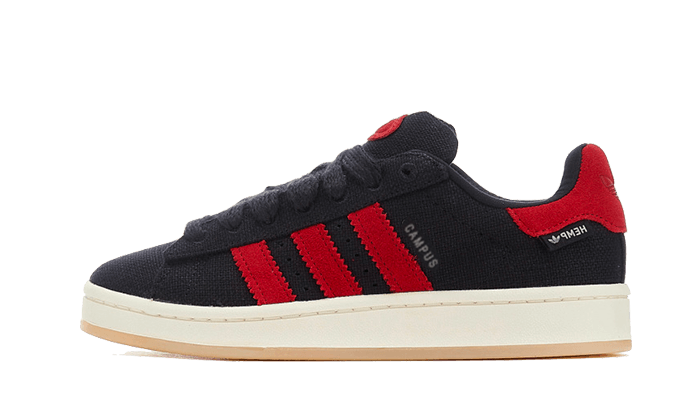 Overkicks - Adidas Campus 00s TKO Black Power Red (HP6539) - vista lateral