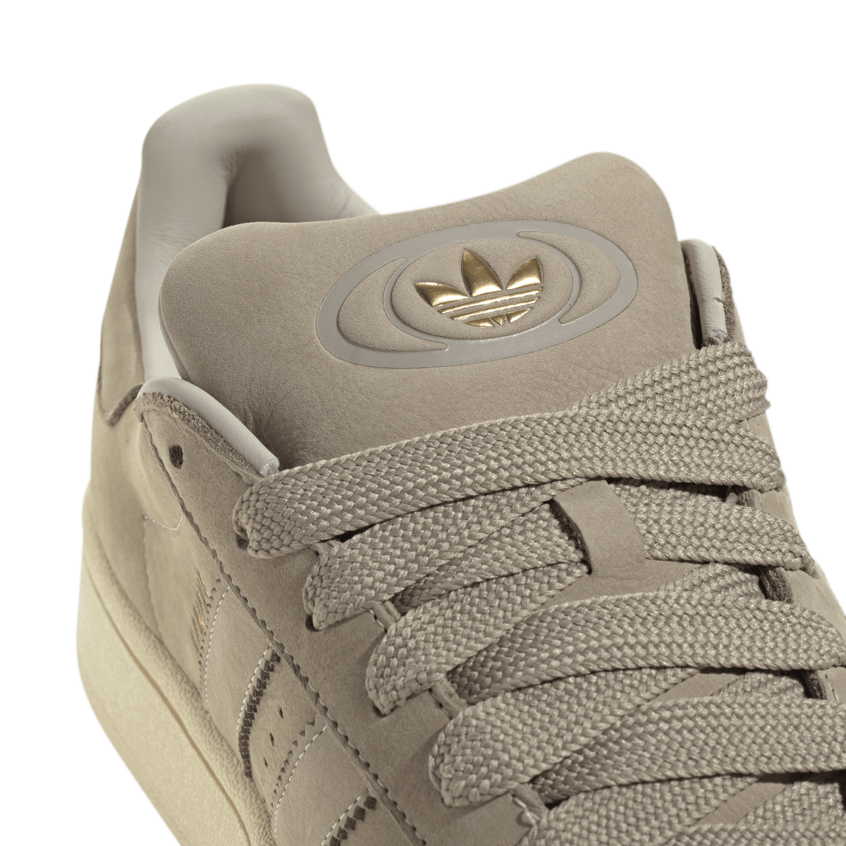 Overkicks - Adidas Campus 00s Trace Khaki Beige (JS3775) - detalle lateral interior