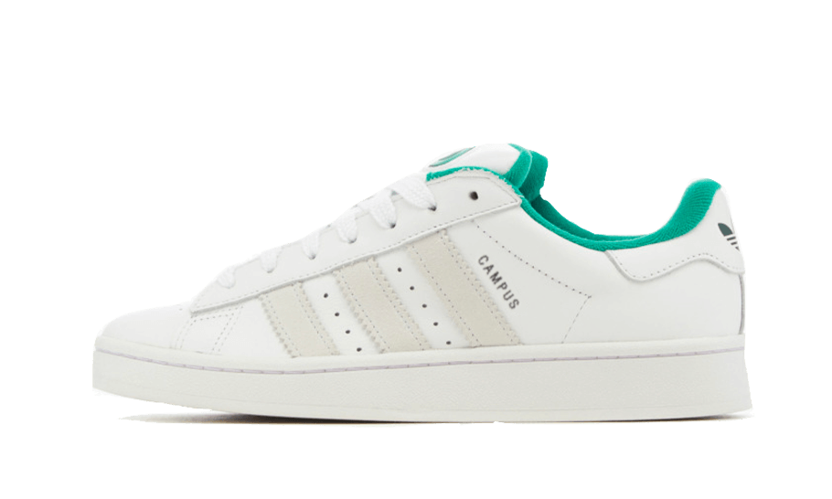 Overkicks - Adidas Campus 00s White Semi Court Green (ID2067) - vista lateral
