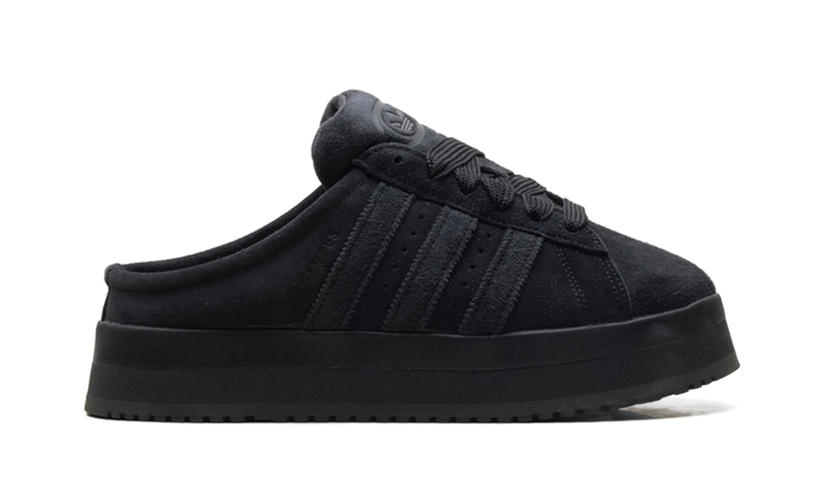 Overkicks - Adidas Campus 00s Winter Low Black Carbon (JR3733) - detalle talón