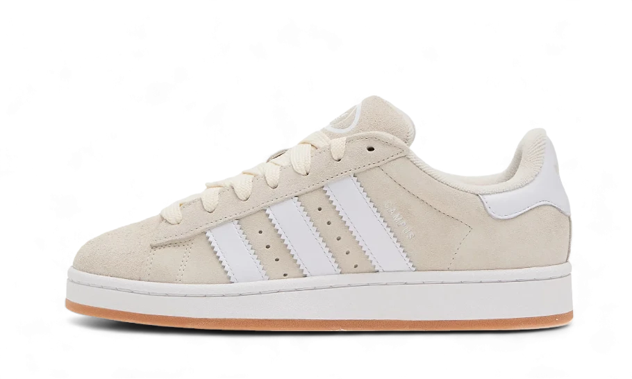 Overkicks - Adidas Campus 00s Wonder White Gum (ID1435) - vista lateral