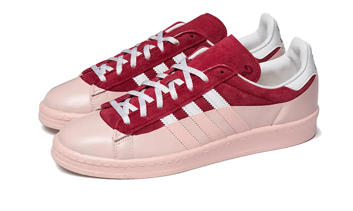 Overkicks - Adidas Campus 80s Cali Thornhill Dewitt Burgundy (IG3138) - vista trasera