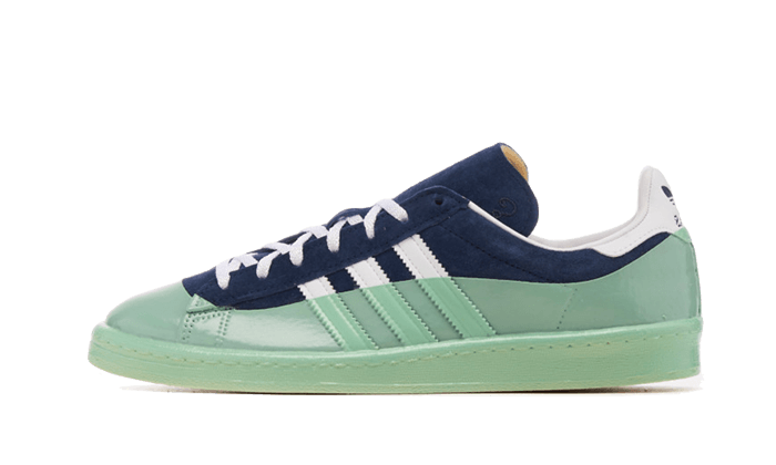 Overkicks - Adidas Campus 80s Cali Thornhill Dewitt Navy (IG3142) - vista lateral