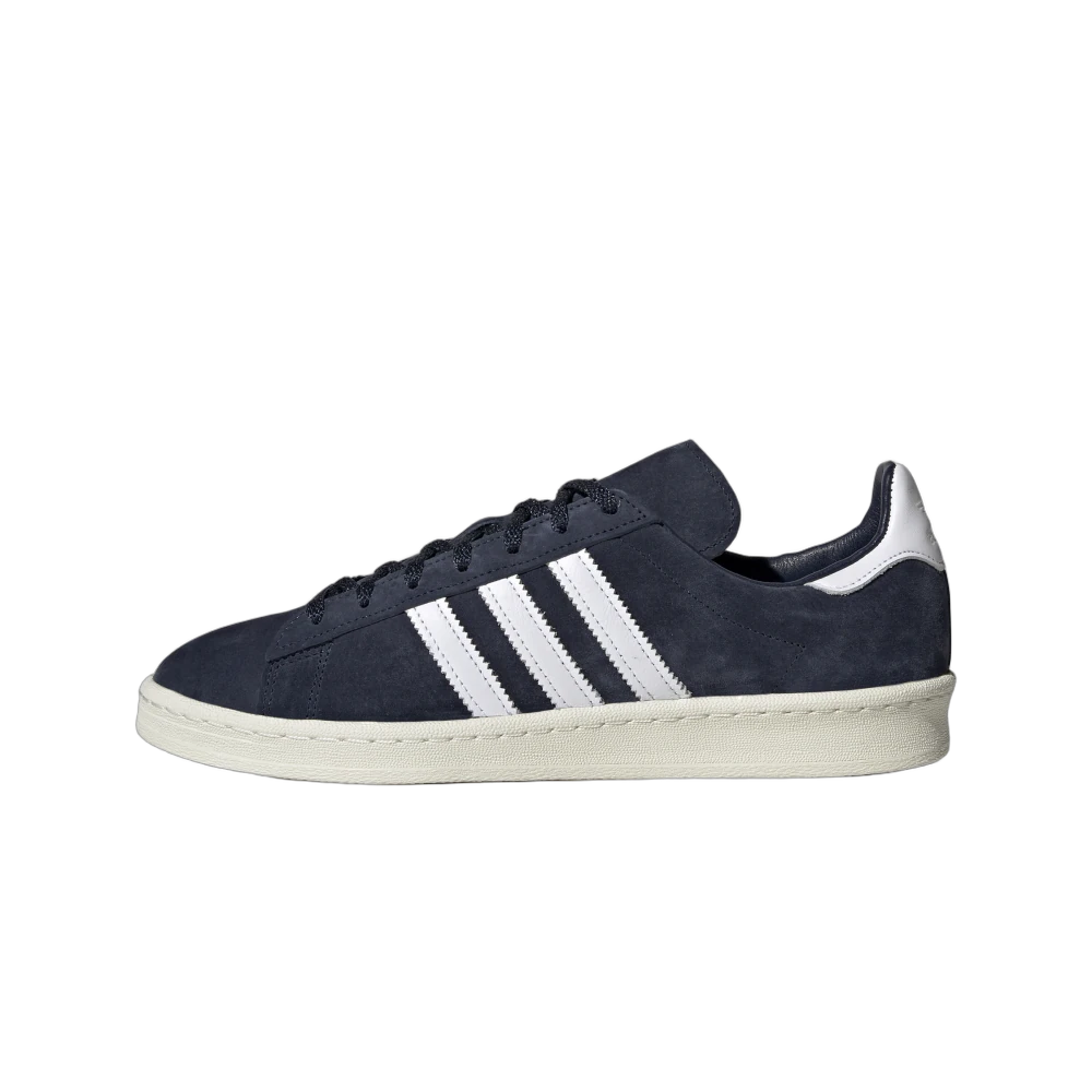 Overkicks - Adidas Campus 80s Collegiate Navy Footwear White (GX9405) - vista lateral