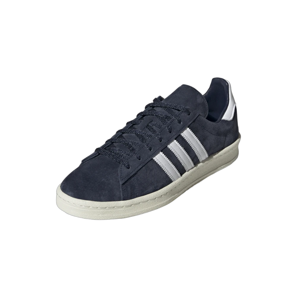 Overkicks - Adidas Campus 80s Collegiate Navy Footwear White (GX9405) - vista trasera