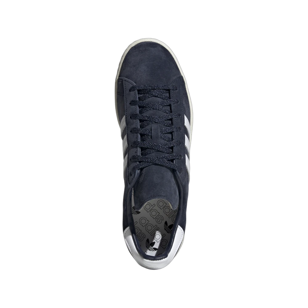 Overkicks - Adidas Campus 80s Collegiate Navy Footwear White (GX9405) - par completo