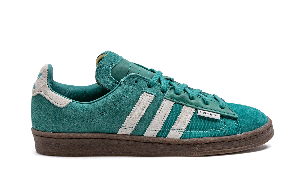 Overkicks - Adidas Campus 80s Darryl Brown Active Green (GX1656) - detalle talón