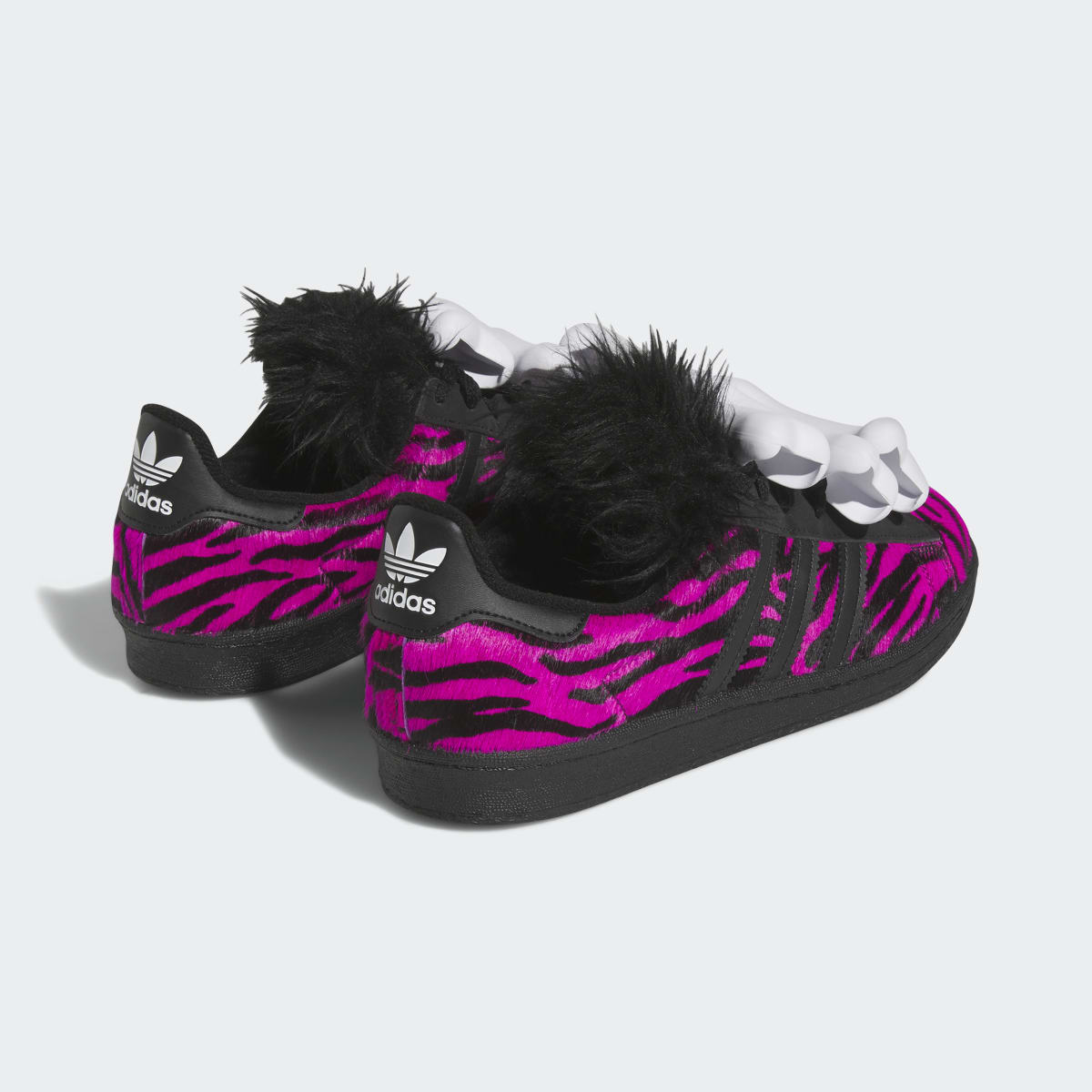 Overkicks - Adidas Campus 80s Jeremy Scott Bones Pink (HQ4494) - vista superior