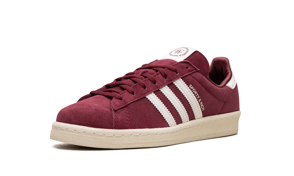 Overkicks - Adidas Campus 80s Sporty & Rich Merlot Cream (HQ6074) - detalle suela