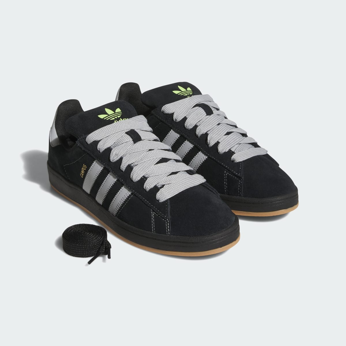 Overkicks - Adidas Campus 90s ADV Core Black Grey (JP8206) - detalle