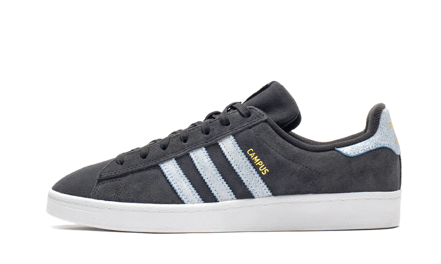 Overkicks - Adidas Campus ADV Henry Jones Carbon Cloud White Light Blue (ID8446) - vista lateral