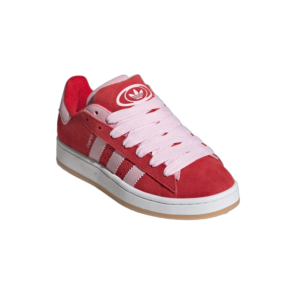 Overkicks - Adidas Campus Double 00s Better Scarlet Pink White (JQ5743) - detalle suela