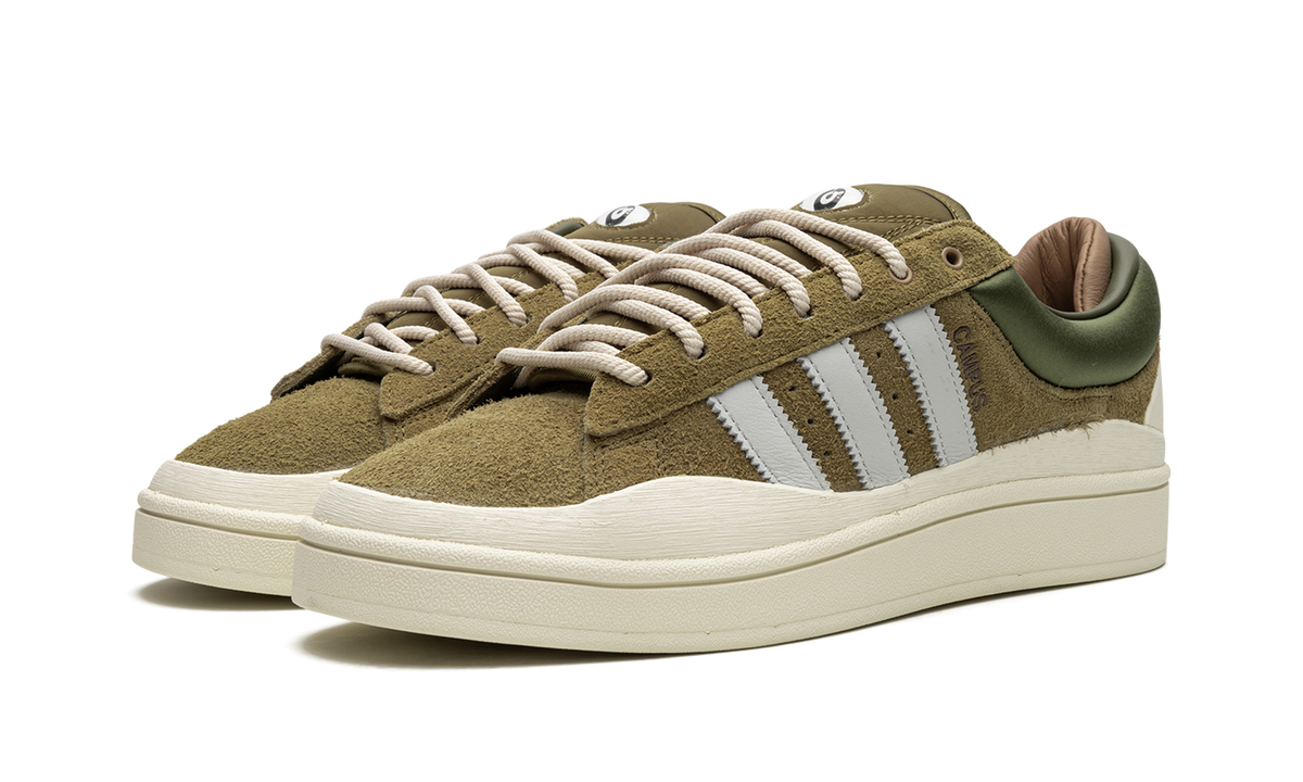 Overkicks - Adidas Campus Light Bad Bunny Wild Moss (ID7950) - vista trasera