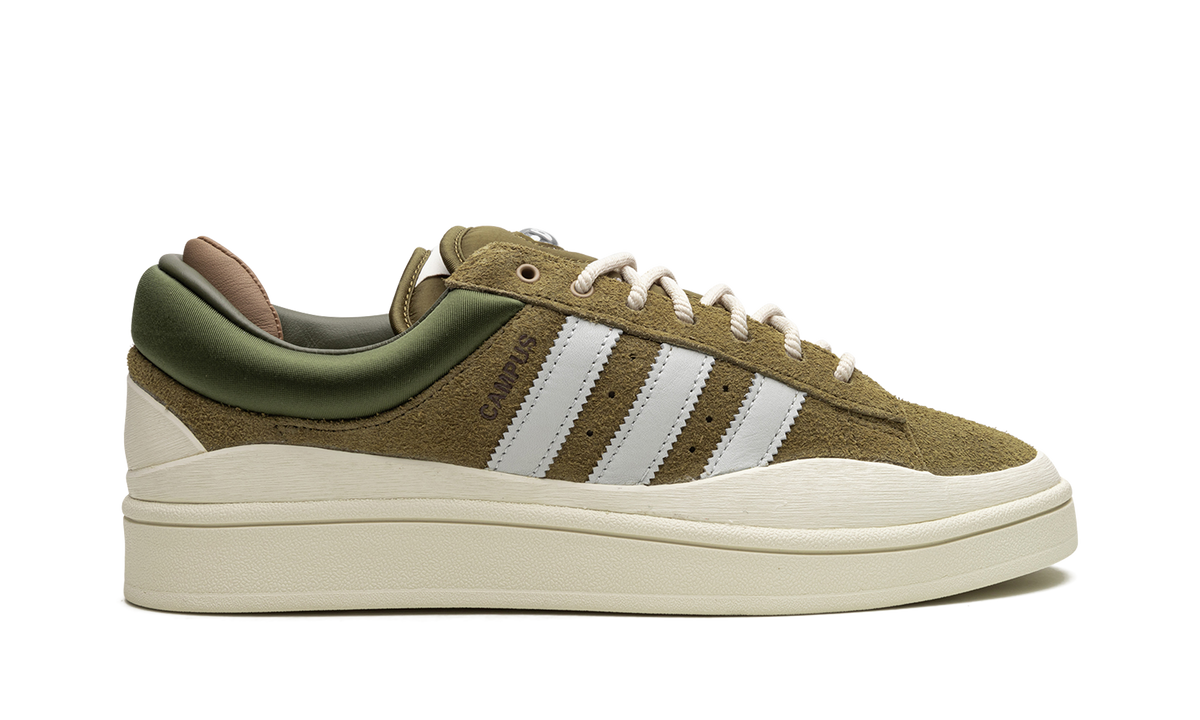 Overkicks - Adidas Campus Light Bad Bunny Wild Moss (ID7950) - detalle talón