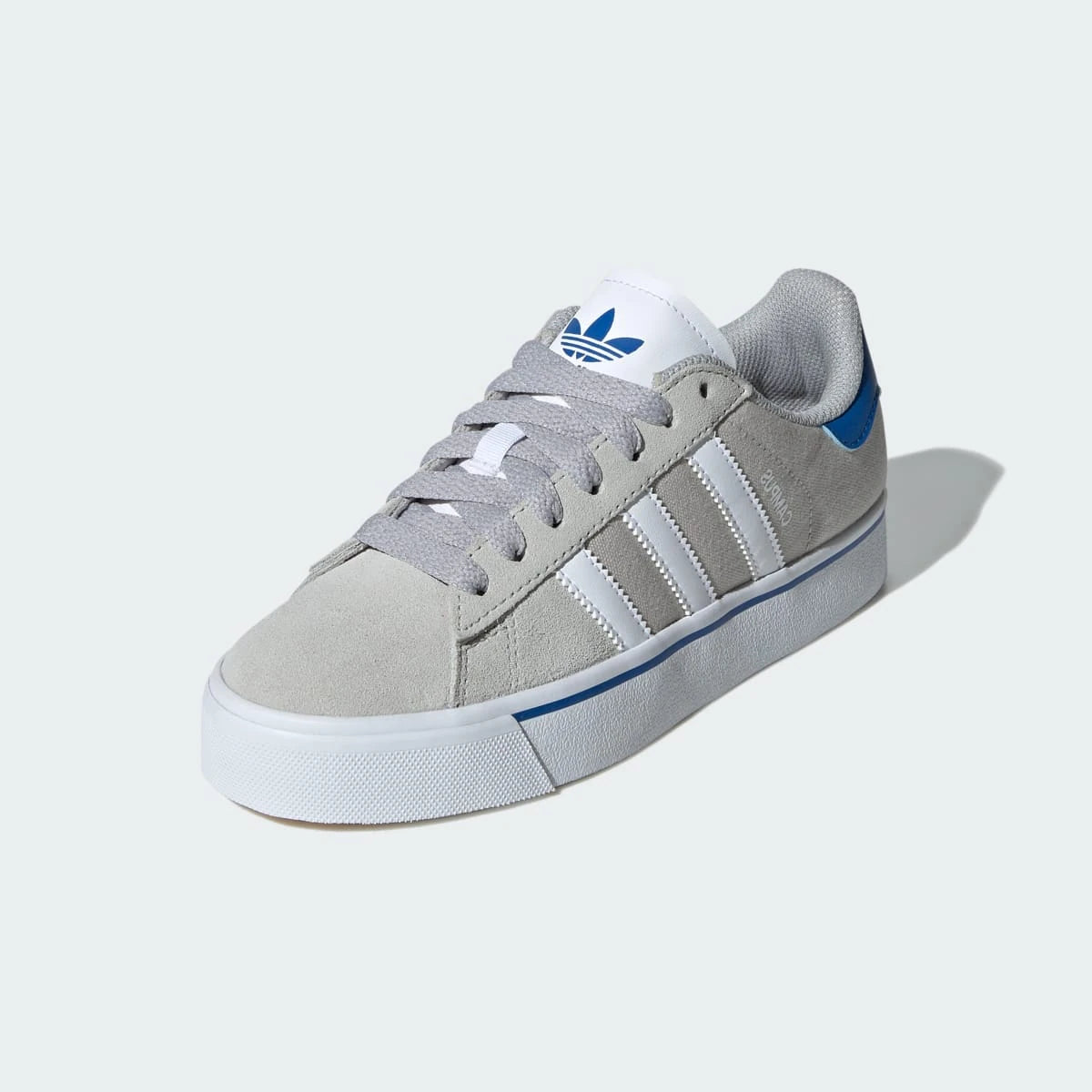 Overkicks - Adidas Campus Vulc Grey White Blue (IH8039) - vista trasera