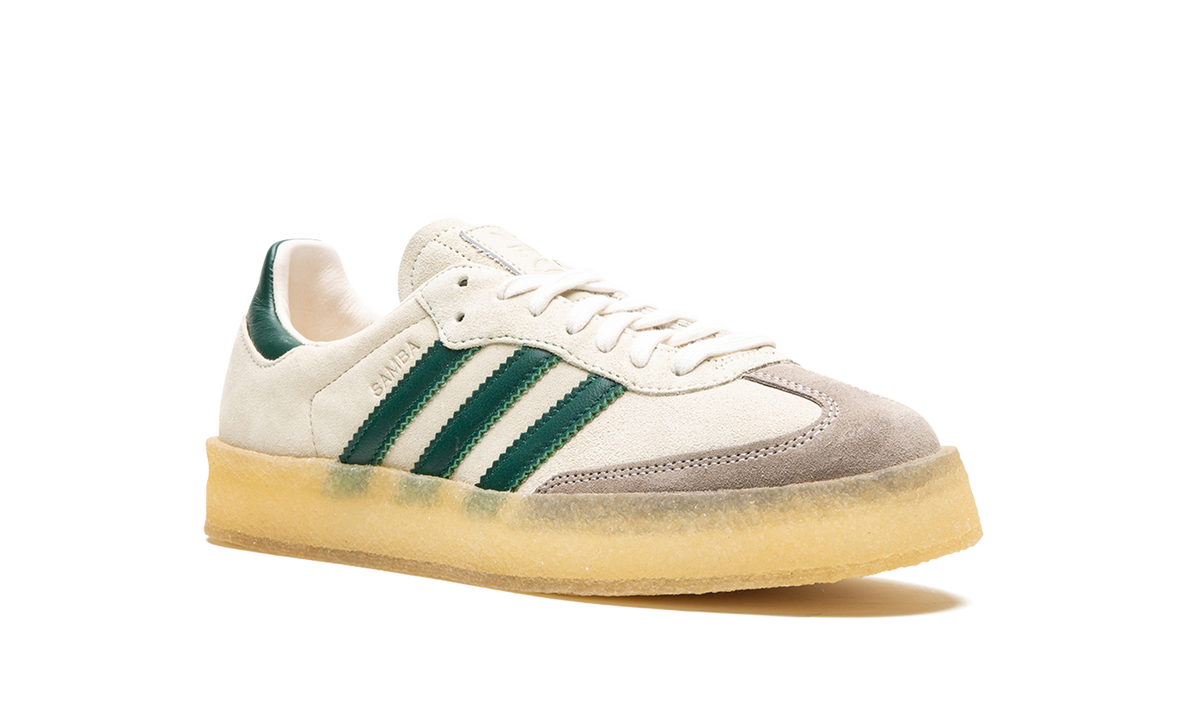 Overkicks - Adidas Clarks 8th Street Samba by Ronnie Fieg Chalk White Green (ID7297) - detalle lateral interior