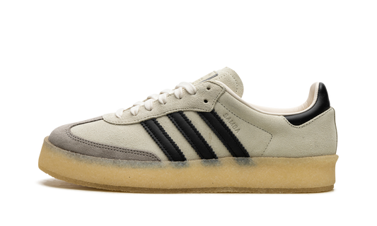 Overkicks - Adidas Clarks 8th Street Samba by Ronnie Fieg Kithmas White Black (IE4033) - vista lateral